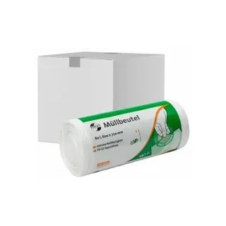 Deiss FIRST PLUS Müllbeutel 60 Liter, Premium-LDPE, 36022 Karton