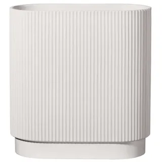 ASA SELECTION Dekovase Art deco Vase weiss 40 cm (Vasen), Wohnaccessoires bunt|weiß