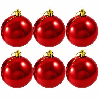 Weihnachtskugeln Kunststoff Weihnachtsbaumkugeln wetterfest Christbaumkugeln