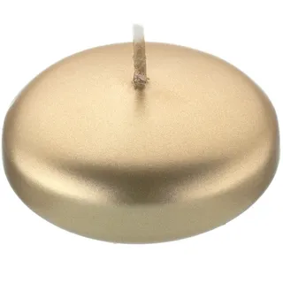 Kopschitz Kerzen Schwimmkerze 2,6 x 4,2 cm gold 8 St.