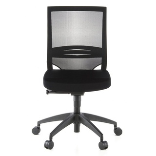 hjh OFFICE Drehstuhl Profi Bürostuhl PORTO ECO Stoff ohne Armlehnen (1 St), ergonomisch schwarz