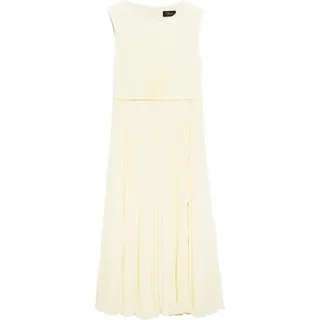 s.Oliver Midikleid Plissiert Gelb L