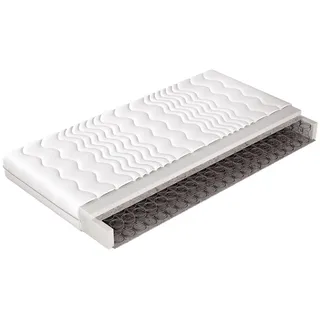 Bonnellfederkernmatratze Leno, MIRJAN24, 15 cm hoch, (Bonellfederkern), Einseitig Antiallergische Matratze, H2, Einseitige 80 cm x 200 cm x 15 cm