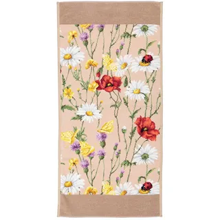 Feiler Handtücher Daisy Field Handtuch 50x100 cm | safari - beige