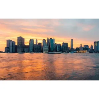 Haeran River Abend Sonnenuntergang New York Cityscape Color Talk Malen Nach Zahlen DIY Einzigartiges Leinwand Ölgemälde Kit Digitale Malerei