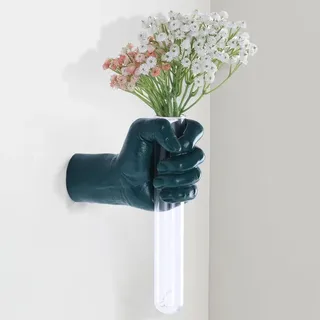 Wanddekoration Handform, Glas Reagenzglas Vase, für Wohnzimmer