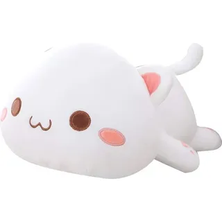 Plüschtier, Kawaii liegend Katze Tier Puppe, Plüsch Kissen Kissen, Kinder Spielzeug Geschenk gefüllt 1# 30cm