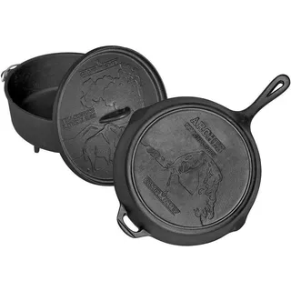 Camp Chef Cast Iron Set National Park Dutch Oven Grillpfanne Gusseisen