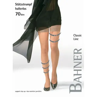 Bahner Classic Line 70 Halterloser Stützstrumpf 1 Paar | 35-36 (S) | Perle (BA-0010)