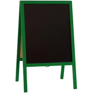 Kreidetafel NYBORG Grün 91 x 50cm Aufsteller Holz