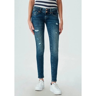 LTB Skinny-fit-Jeans Julita X mit extra-engem Bein, niedriger Leibhöhe und Stretch-Anteil blau 34
