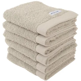 Tom Tailor COLOR BATH Gästehandtuchset 6-tlg. beige