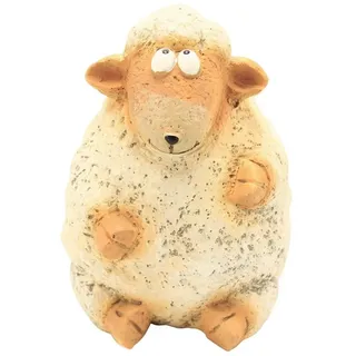 of Gartenfiguren Hahn, Huhn, Schwein, Schaf oder Kuh für außen - Bauernhof Tiere groß Deko Tierfiguren (Schaf)