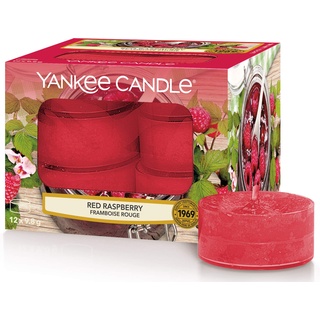 Yankee Candle Duft-Teelichter | Red Raspberry | 12 Stück