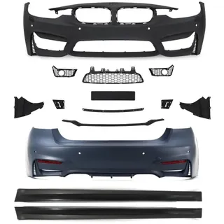StoÃstangen Kit inkl. Seitenschweller mit PDC-Bohrungen und SRA pasdend für F30 passend für BMW 3er F30 incl. LCI  ab Baujahr 2011 -2019