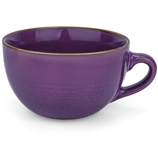 LuxusKollektion Tasse Kaffeetasse 700ml XXL Violett Keramik #A Violett Groß Tasse 700ml lila