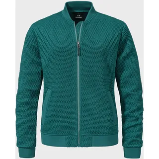 Fleecejacke SCHÖFFEL "Fleece Jacket Genua L" Gr. 40, grün (6895, grün) Damen Jacken Sportjacken