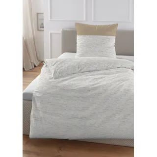 Hechter Paris Wendebettwäsche Renforcé Schwarz 155 x 220 cm + 80 x 80 cm