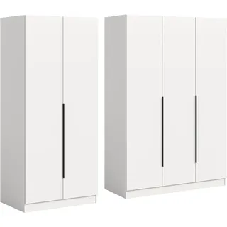 Home Affaire Kleiderschrank Skarde 200 x 180 x 52 cm Weiß