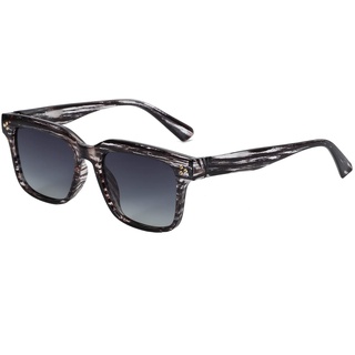 ZENOTTIC Retro Polarisierte Sonnenbrille Herren Damen - Klassische Vintage Quadratische Große Sonnenbrille UV-Schutz