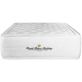 Royal Palace Bedding Matratze, Weiß, Textil, Uni, H1, Füllung: Komfortschaum,Komfortschaum,Komfortschaum,Komfortschaum, Rechteckig,Rechteckig, 100x220 cm, bessere Druckentlastung durch Noppenstruktur, Schlafzimmer, Matratzen Shop, Matratzen, Viscoschaummatratze