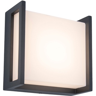 Eco-Light LED-Außenwandleuchte QUBO Alu, Eisen, Stahl & Metall