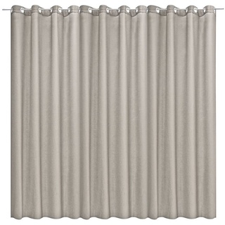 Vorhang Vorhang blickdicht mit Ösen - Dekoschal 100% Polyester - Montage, JEMIDI, (1 St) grau