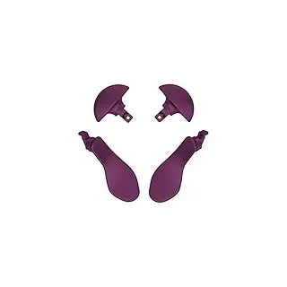 eXtremeRate 4Pcs Metall Back Paddles für ps5 Edge Controller, Austauschbare Rücktasten Remap Buttons Zubehör für ps5 Edge Controller–Metallic Grape