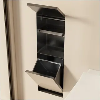 Toilettenpapierhalter Unterputz Versenkter Toilettenpapierhalter Mit Ablage Und Stauraum, Versteckter, Eingebetteter Wandnische, Papierrollenhalter, Für Öffnen Drücken, Duschnischen-Mülleimer
