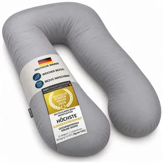 Smoothy Stillkissen 120 cm Grau