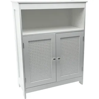 FineBuy Standregal 60 x 28 x 80 cm Weiß