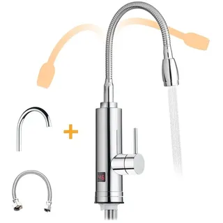 Instant Untertisch Durchlauferhitzer 3000W 220V IPX4 Chrom ABS SC30H26X