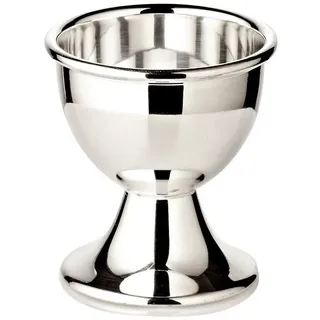 Edzard Eierbecher Classo, Höhe 5 cm, schwerversilbert, Klassische Form, Silber Becher für Frühstücksei, Frühstückstafel, Ostern, Tischdeko