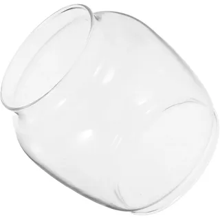 SOLUSTRE Lampenschirm aus Glas für Kleine Petroleumlampe Mattiert und Transparent Weiches Licht Einfache Installation Tischlampen Dekoration für Haushalt