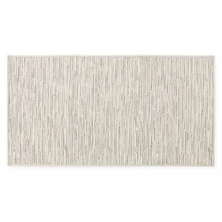 Oviala Business Rechteckiger Teppich aus Polypropylen 80x150 cm sandfarben