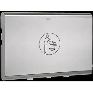 KWC Wickeltisch, CAMBRINO, PP weiß, Front Edst., klappbar, offen 860x480x570 mm