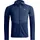 Fleece Light Grid Hoodie Blau M