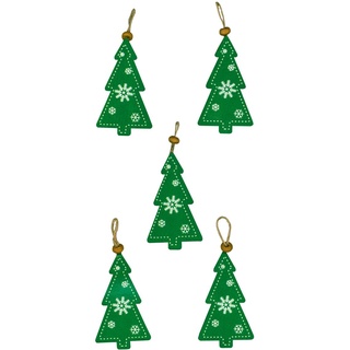 Rössler 9007–163 Weihnachtsbäume mit Bindebändern Aufkleber