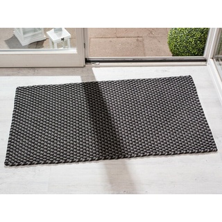 Teppich Pad Outdoor Teppich POOL Stone Grau / Schwarz 72x132 cm, PAD