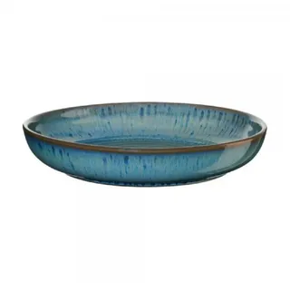 Asa Selection Servierplatte POKEBOWLS, Blau - Steinzeug - Ø 22 cm