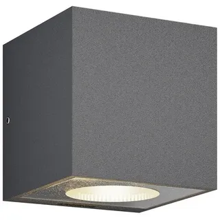ARCCHIO Außenwandleuchte Aluminium 12,5 cm 1 x 8 W LED schwarz