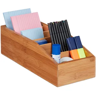 Relaxdays Aufbewahrungsbox Holz Natur