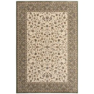 Steffensmeier Orientteppich Classical Quality Floral, Rechteckig, Höhe: 13 mm, Orientalischer Stil,Kurzflor Teppich, Hoch-Tief-Struktur grün 80 cm x 300 cm