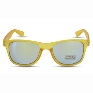 Sonia Originelli Sonnenbrille Sonnenbrille Fasching Verspiegelt Party Transparent Onesiz gelb