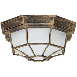 Rabalux Außenleuchte Metall 26x26cm E27 gold