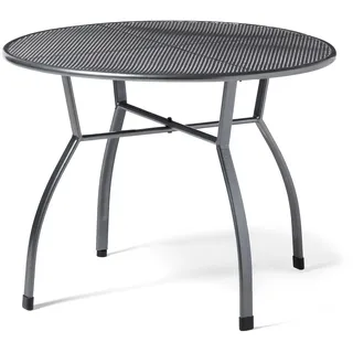 Greemotion Toulouse Gartentisch Ø 100 x 72 cm Grau