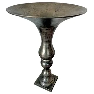Casa Padrino Antik Stil Vase Aluminium D. 60 cm H. 88 cm - Hotel Dekoration - Barock Blumengefäss Pflanzentopf