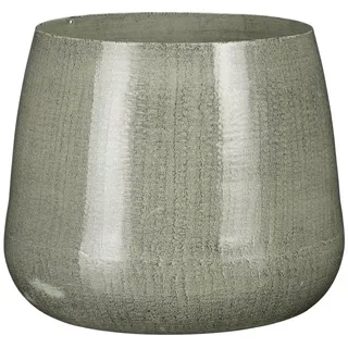 Mica Decorations Blumentopf Eisen Benson Ø 19 x 16 cm hell grau