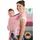 Tragetuch Baby neugeboren weicher Babytrage ab Geburt OEKO-TEX zertifiziertes Tragetuch Kleinkind Wickeltuch Baby 5 10 m Länge Baby Wrap in Rose