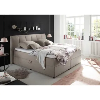 ed exciting design Boxspringbett, schlamm inkl. Bettkasten und Topper durchgehend, Schlafzimmer, Betten, Doppelbetten